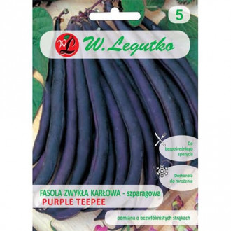 Fasola szparagowa karłowa Purple Teepee Legutko interface.image 1